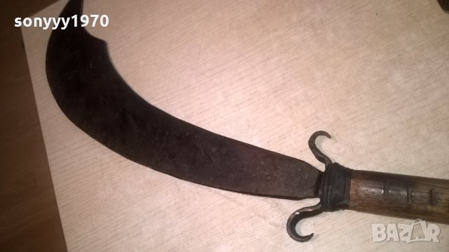 изковани в огъня-оръжие/кукри/меч/сабя-внос швеция-72см, снимка 10 - Колекции - 25533664