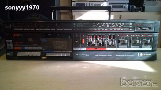 Гоолям двукасетъчен-внос швеицария, снимка 2 - Ресийвъри, усилватели, смесителни пултове - 13980319