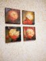 Картина от 4 части, прекрасна декорация за дома, живопис, изкуство Портокали, снимка 3