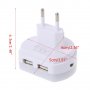 Двойно USB зарядно устройство с LED светлина, снимка 5