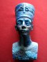 Египетска статуетка - НЕФЕРТИТИ от СИН АХАТ, снимка 1