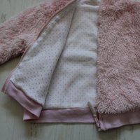 Розов кадифен панталон на флорална щампа, снимка 9 - Панталони и долнища за бебе - 25210016