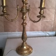 стара нощна лампа тип свещник, снимка 2 - Антикварни и старинни предмети - 13971613