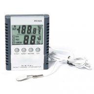 Електронен термометър за измерване на външна, вътрешна температура и влажност, стаен, влагомер, бюро, снимка 2 - Други стоки за дома - 9637079