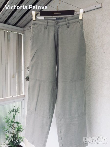 Модерен нов панталон лен и памук B BATISTINI, снимка 1