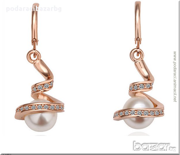 ОБЕЦИ – ПЕРЛИ В СПИРАЛА! СРЕБЪРНИ ИЛИ ЗЛАТНИ ДА СА ТЕ?, снимка 1