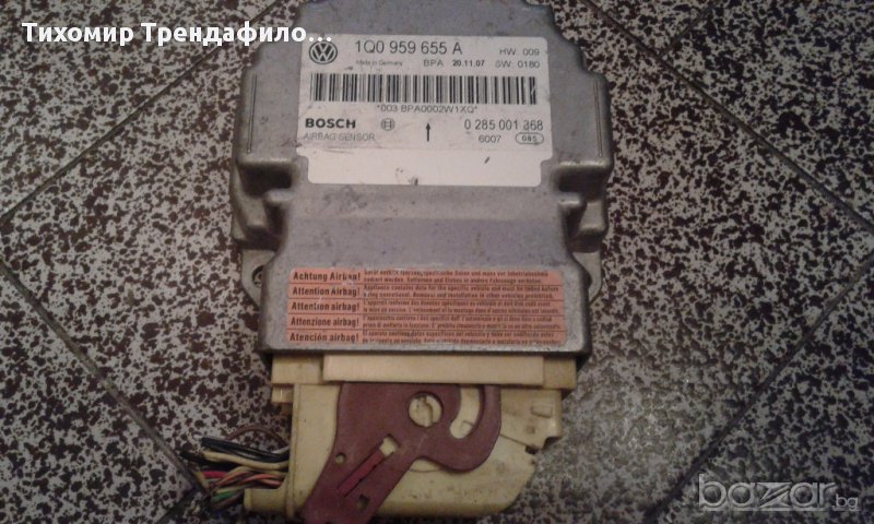 Airbag control unit VW EOS 1Q0959655A ербег модул за еос и битъл 2007г, снимка 1