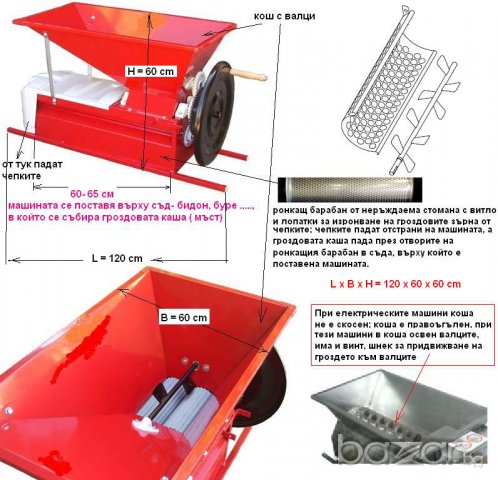 Гроздомелачки, снимка 2 - Други инструменти - 7978066