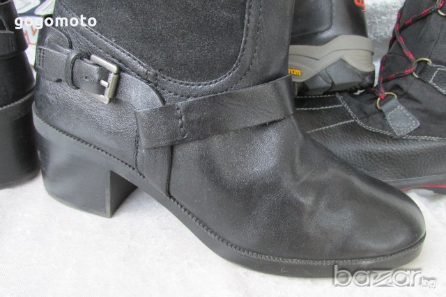 КАТО НОВИ мото боти Lauren by Ralph Lauren® рокерски, 40 - 41,мото ботуши MAXI DAMA,100% естествена , снимка 6 - Дамски ботуши - 20747864