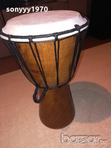ретро колекция-тарамбука-дърво/кожа-30х17см-внос швеицария, снимка 16 - Ударни инструменти - 20279907