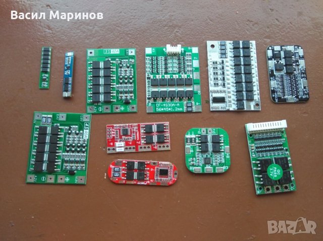 Продавам BMS защитни платки за Li-ion батерии тип 18650 и други , сглобявам пакети батерии