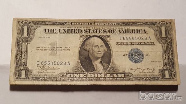 RARE $ 1 DOUBLE DATE 1935, снимка 3 - Нумизматика и бонистика - 19865717