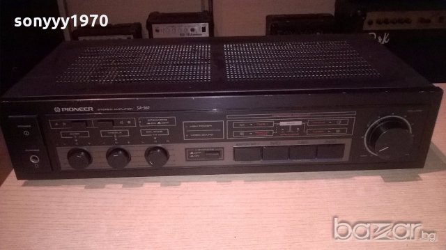 &pioneer sa-560-amplifier-made in japan-внос швеицария, снимка 2 - Ресийвъри, усилватели, смесителни пултове - 19646407