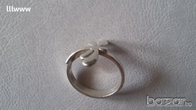 Сребърен пръстен морско конче, снимка 4 - Пръстени - 11569771