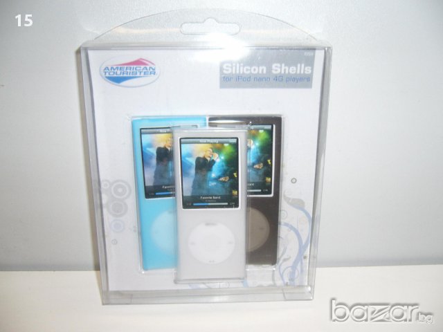 Силиконов калъф за ipod nano 4g плейъри, 3 броя в комплект, снимка 1 - MP3 и MP4 плеъри - 11761110