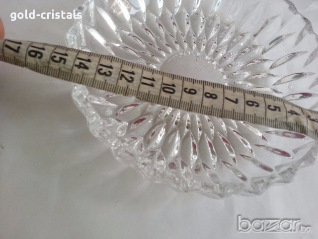 кристални чинии купи немски кристал , снимка 4 - Антикварни и старинни предмети - 19375855