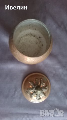 стара купа от мед, снимка 2 - Антикварни и старинни предмети - 25586144