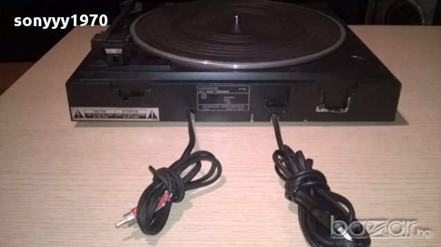 Kenwood p-44 belt drive turnable-made in japan-внос швеицария, снимка 9 - Ресийвъри, усилватели, смесителни пултове - 13072231