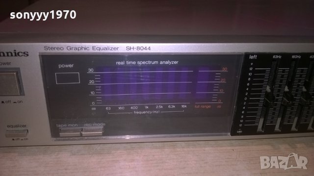ПОРЪЧАН-technics sh-8044 equalizer-made in japan-внос italy, снимка 9 - Ресийвъри, усилватели, смесителни пултове - 25847116