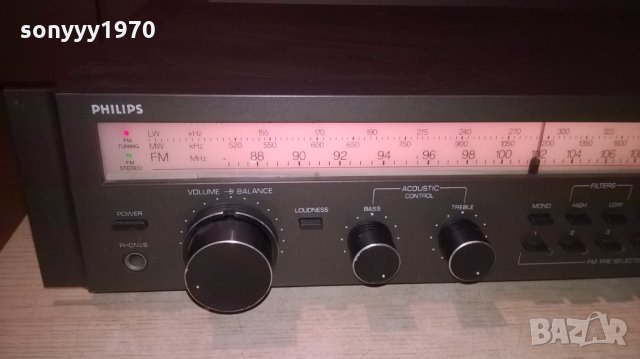 philips 606 receiver-made in belgium-внос швеицария, снимка 4 - Ресийвъри, усилватели, смесителни пултове - 25718895