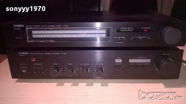 yamaha a-300+yamaha t-300-japan-внос швеицария, снимка 8 - Ресийвъри, усилватели, смесителни пултове - 12615172
