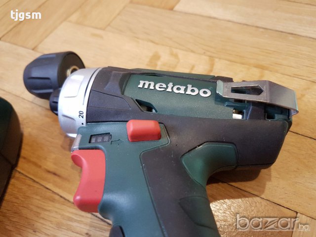 Винтоверт акумулаторна отвертка Metabo PowerMaxx BS Quick Pro 10.8 V, 1 батерии, 4 Ah, снимка 3 - Други машини и части - 17553263