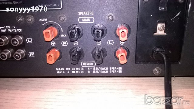 technics matsushita electric-ресивър/стерео-внос швеицария, снимка 9 - Ресийвъри, усилватели, смесителни пултове - 17200845
