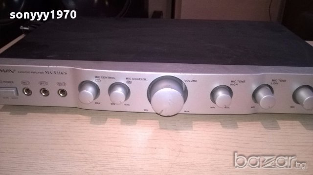 Boman ma-x116s stereo karaoke amplifier-внос швеицария, снимка 6 - Ресийвъри, усилватели, смесителни пултове - 13686682