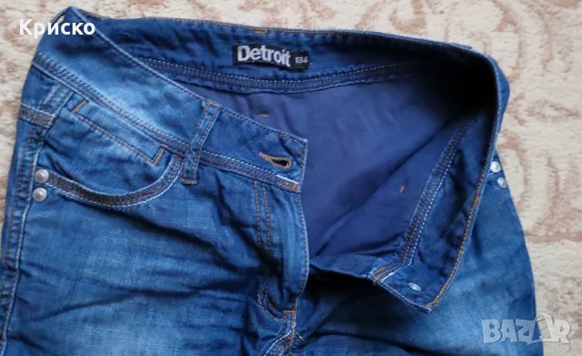 Дънки с подплата Detroit - ръст 134 , снимка 5 - Детски панталони и дънки - 23178738