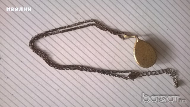 старо бижу-синджир с висулка, снимка 2 - Колиета, медальони, синджири - 15041434