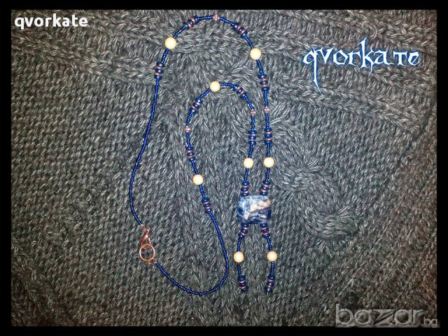 Колие с плочка, снимка 2 - Колиета, медальони, синджири - 16172846