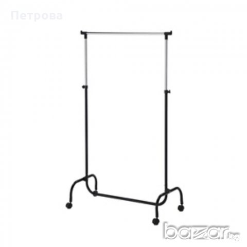 Метален щендер за дрехи с регулируема височина