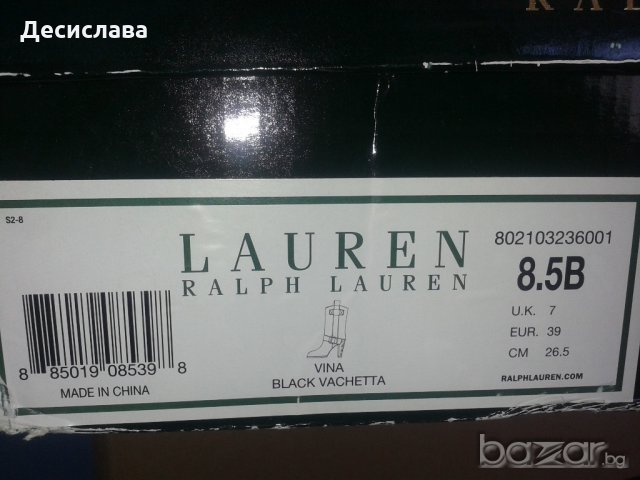Дамски ботуши RALPH LAUREN, снимка 6 - Дамски ботуши - 19756655
