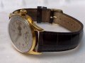 Златен мъжки ръчен часовник-хронограф от 1950г. , снимка 9