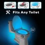 LED Осветление за тоалетна със сензор за движение - toilight, снимка 1 - Други стоки за дома - 23721715