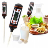  Дигитален Кухненски Термометър с 15см сонда / Готвене, снимка 1 - Прибори за хранене, готвене и сервиране - 8345434