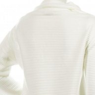 Снежно бяла рокля  блуза  туника  изчистен стилен модел, снимка 6 - Блузи с дълъг ръкав и пуловери - 17227291