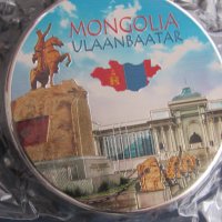 Автентичен магнит от Монголия-серия-18, снимка 6 - Колекции - 21136077