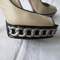 CASADEI елегантни, много ефектни, оригинал, естествена кожа, снимка 4 - Дамски елегантни обувки - 24365409