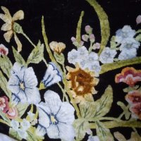 Кафьор за стена плюш декор цветя, снимка 11 - Антикварни и старинни предмети - 25553929