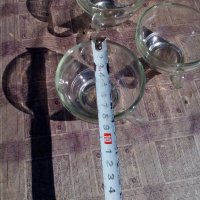Стара стъклена чаша,чаши, снимка 5 - Антикварни и старинни предмети - 21243186