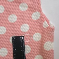 Розова рокля на точки марка Cocoviu, снимка 5 - Рокли - 22284010