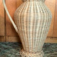 голяма плетена ваза, снимка 1 - Колекции - 22922513