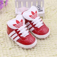 бебешки маратонки буйки обувки адидас adidas baby  red, снимка 6 - Детски маратонки - 8007099