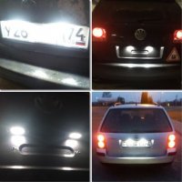Диодни(LED) плафони за VW GOLF 4 5 6 7 Passat Eos Lupo Phaeton New Beatle, снимка 9 - Аксесоари и консумативи - 16346981