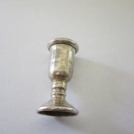 Сребърна миниатюра - бокал Д 12539-22, снимка 2 - Антикварни и старинни предмети - 8923410