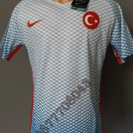 ПРОМО - Турция гостуващи бяло/сини тениски ЕВРО 2016 , снимка 1 - Спортни дрехи, екипи - 14523774