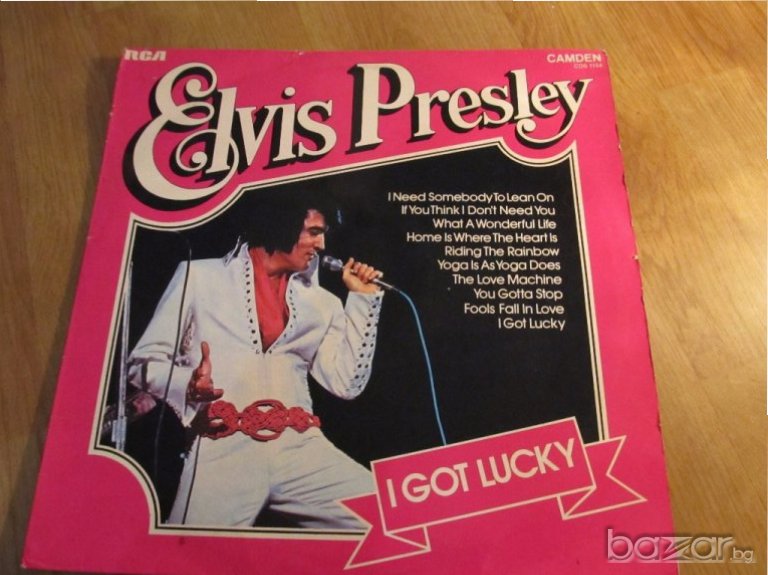 Грамофонна плоча Елвис Пресли, ELVIS -  I GOT LUCKY изд. 60те  год ! , снимка 1