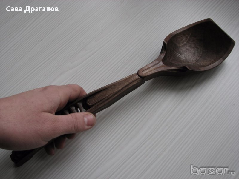 дървена лъжица, снимка 1