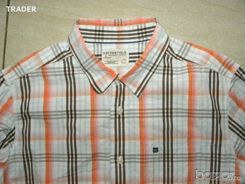 Мъжка   риза дълъг ръкав Cottonfield , 100% памук, снимка 1